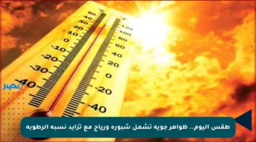 طقس اليوم.. ظواهر جوية تشمل شبورة ورياح مع تزايد نسبة الرطوبة
